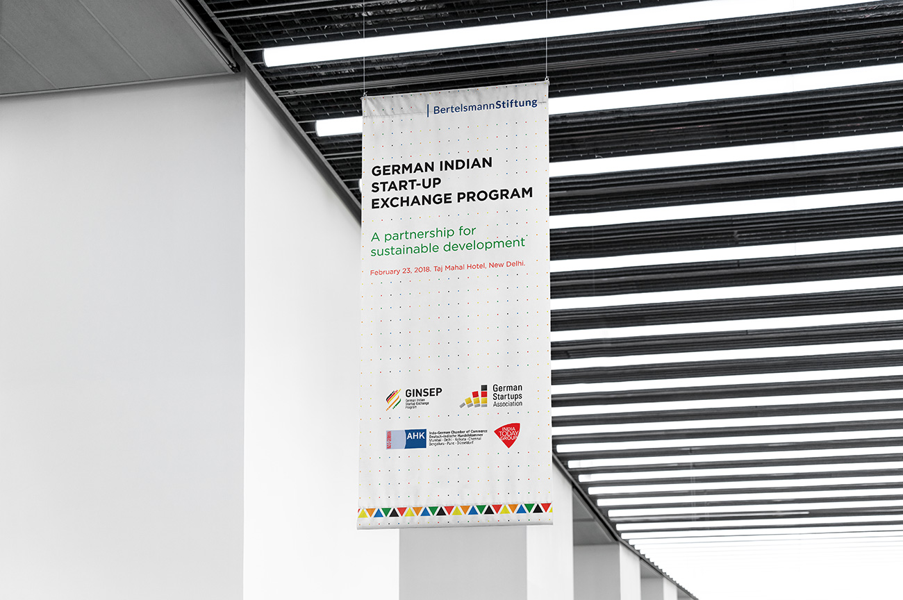 The German Indian Startup Exchange Program Banner