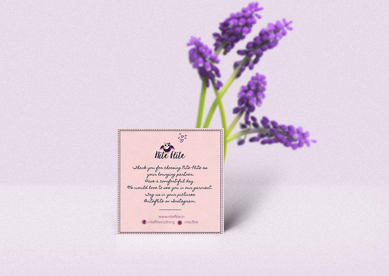 Nite Flite Clothing Card